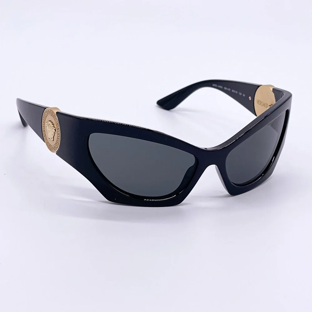 NEW VERSACE EMRATA SUNGLASSES VE4450 GB1/87 NEW SUNGLASSES MOD 4450 BLACK